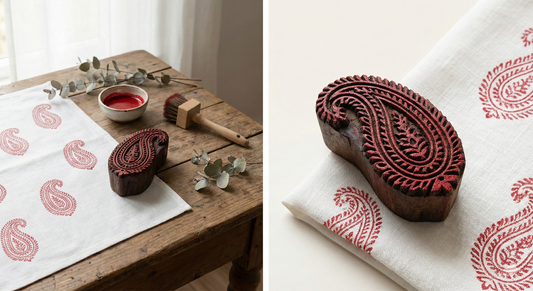 WOODEN PAISLEY BUTA BLOCK