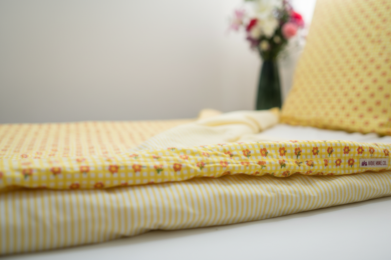 INDIAN SUMMER MANGO HAND BLOCK PRINTED DUVET COVER